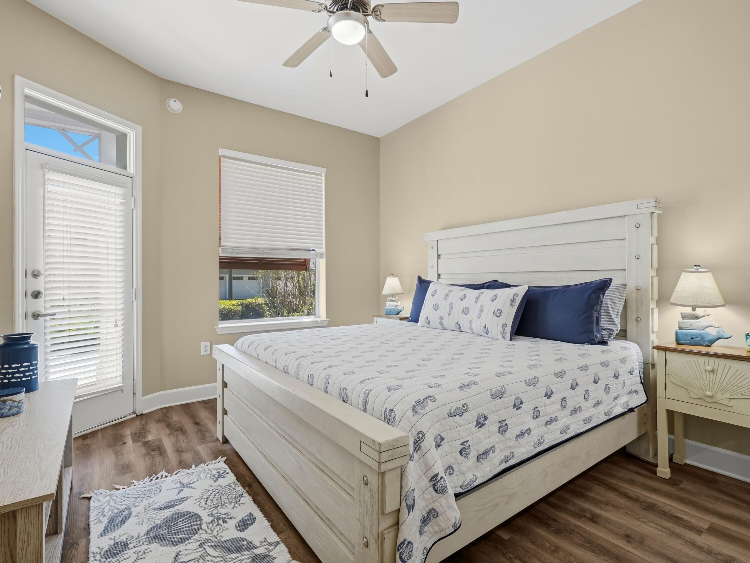 8700 Front Beach Road, Unit 7107 Panama City Beach, FL 32407 - Photo 8 of 54 a bedroom with a bed and a window