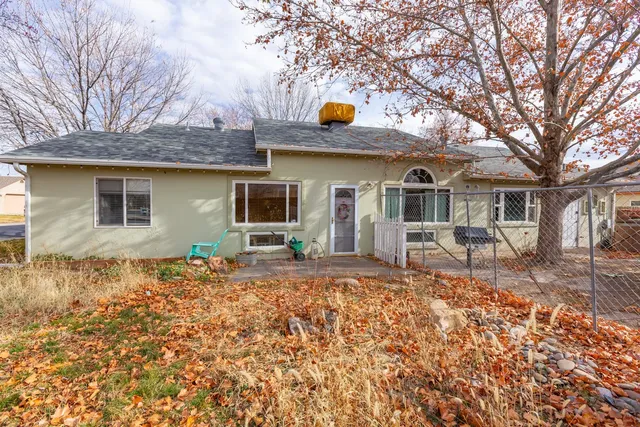 a house that has a tree in front of it