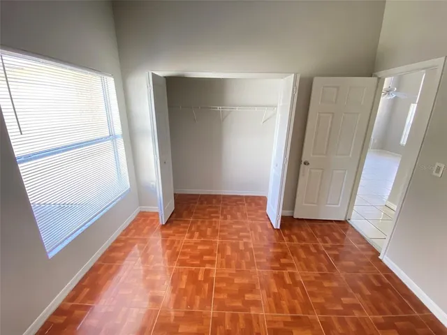 a view of hallway with front door