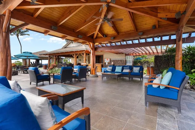 a outdoor space with patio lots of furniture