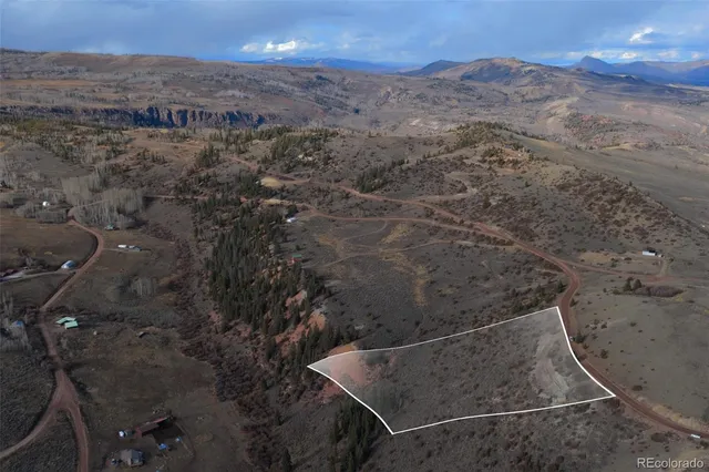 a view of city and mountain