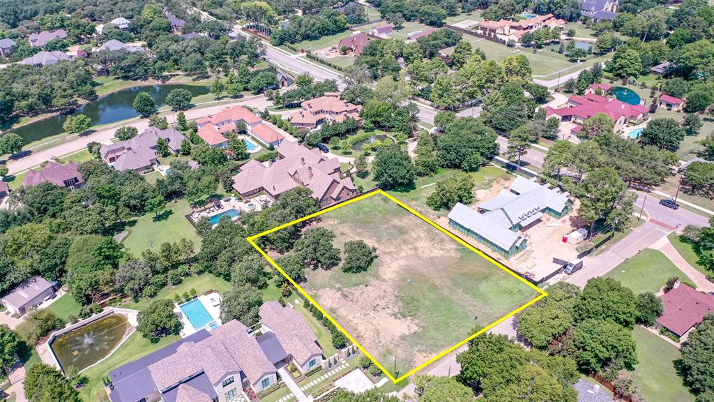 4816 Bill Simmons Road Colleyville, TX 76034 - Photo 4 of 6 an aerial view of a