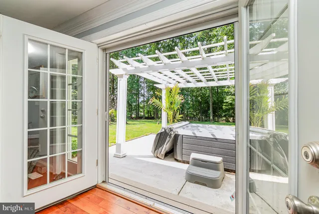 a room with furniture and a flat screen tv