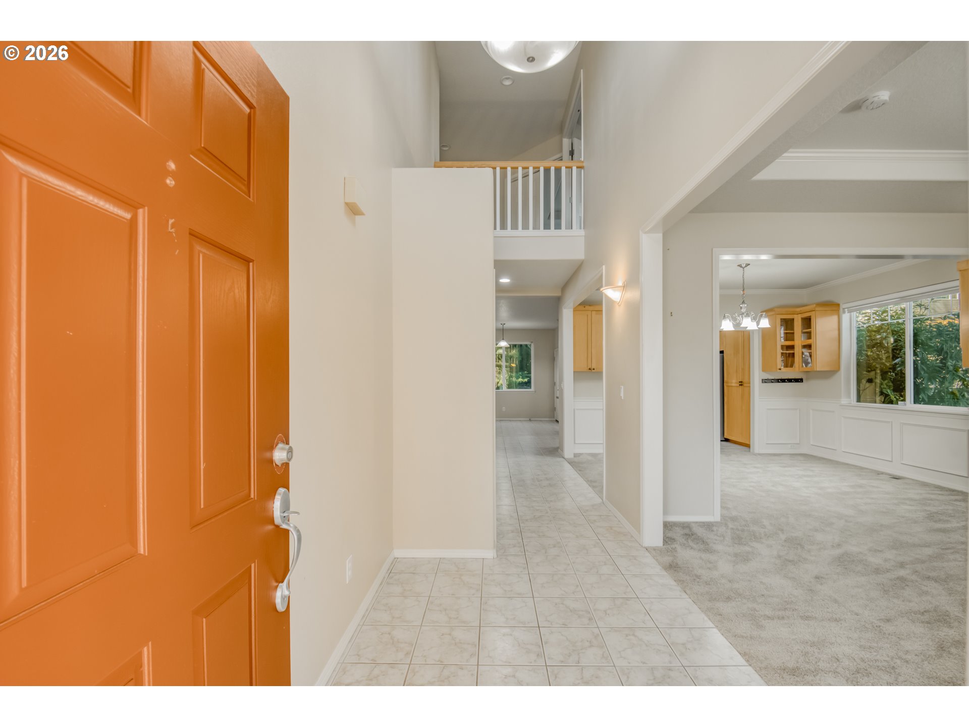 3637 Northwest Lansbrook Terrace Portland, OR 97229 - Photo 2 of 43 a view of an entryway with wooden floor
