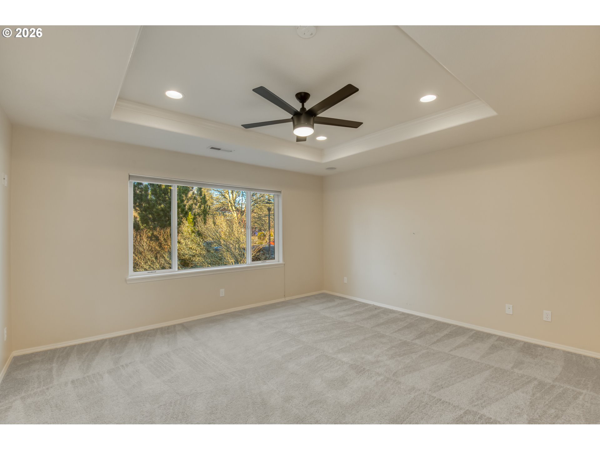 3637 Northwest Lansbrook Terrace Portland, OR 97229 - Photo 24 of 43 a view of an empty room with a window