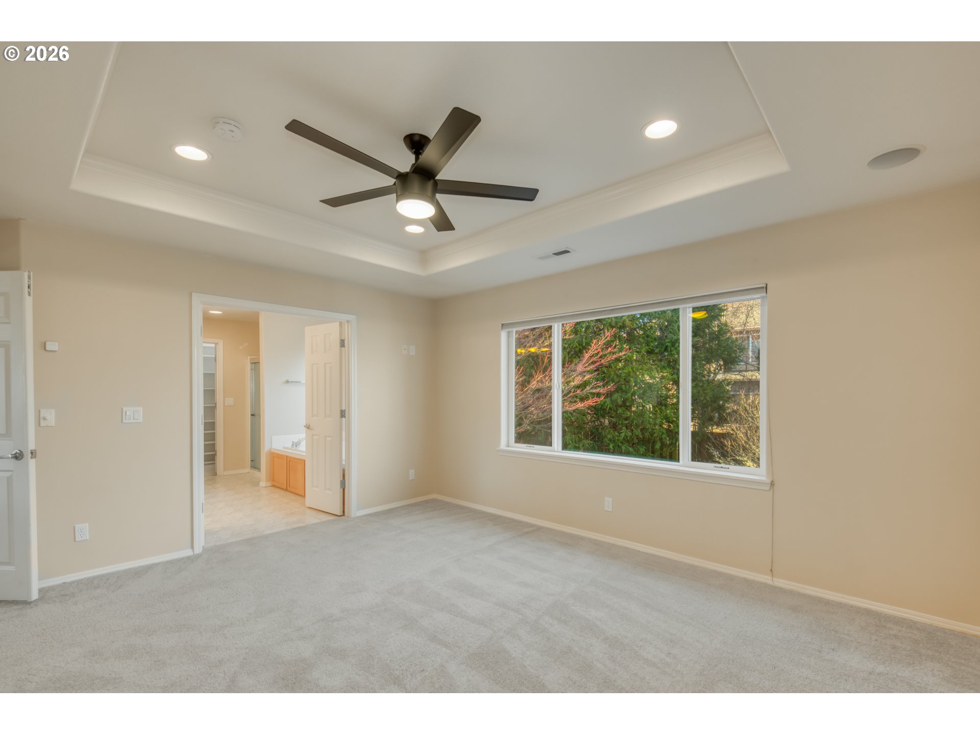 3637 Northwest Lansbrook Terrace Portland, OR 97229 - Photo 25 of 43 a view of an empty room with a window