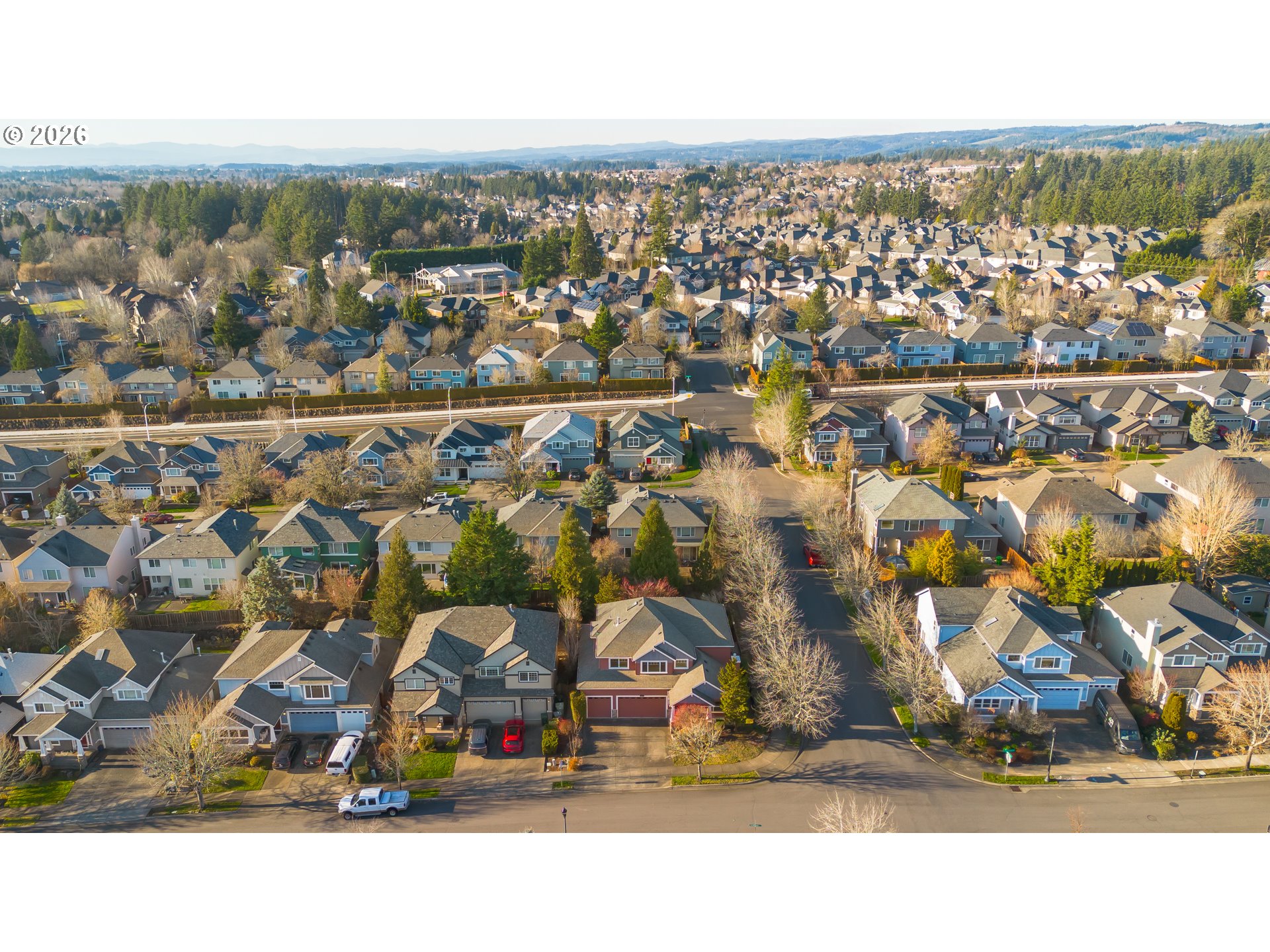 3637 Northwest Lansbrook Terrace Portland, OR 97229 - Photo 39 of 43 an aerial view of multiple house