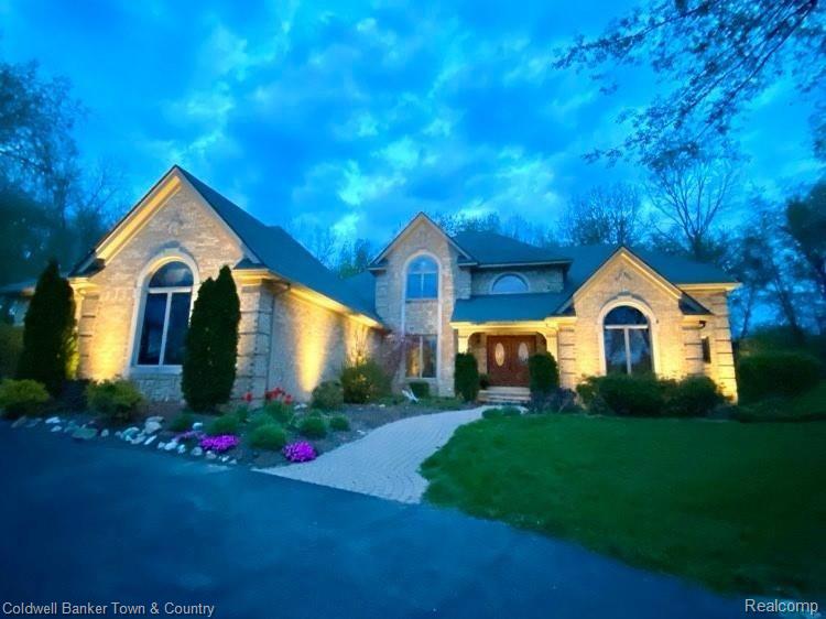 4233 Augusta Court Howell, MI 48843 - Photo 37 of 49 Gorgeous Exterior Lighting!