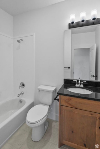 412 West 3025th Street South Logan, UT 84321 - Photo 25 of 34 Bathroom with vanity and shower / tub combination