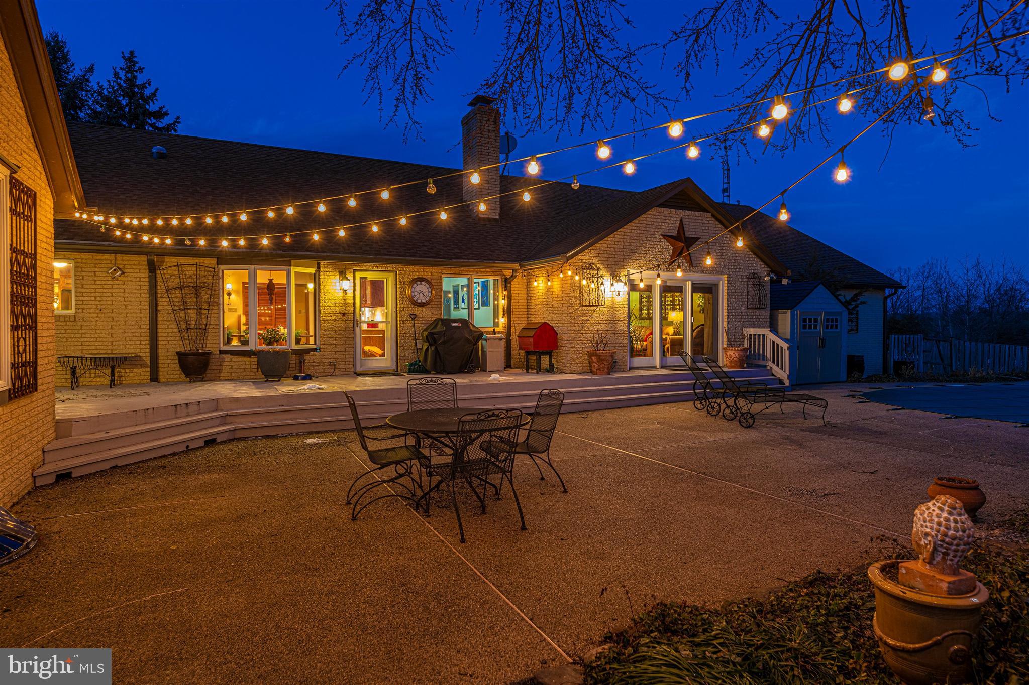14109 Old Frederick Road Rocky Ridge, MD 21778 - Photo 5 of 124 Twilight Patio/Deck