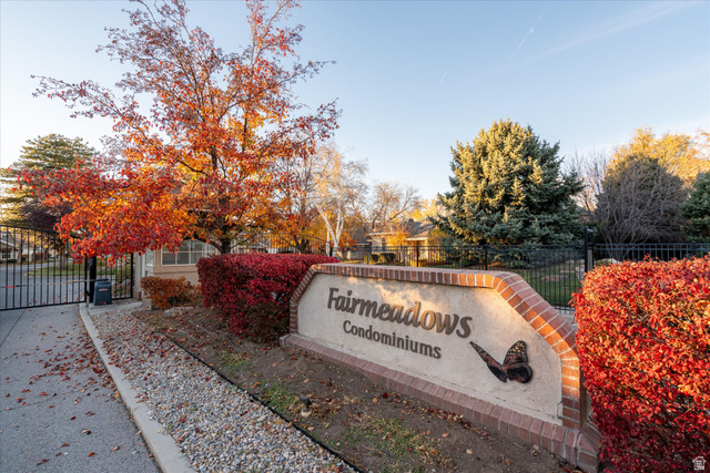 888 East 6895 South Midvale, UT 84047 - Photo 21 of 54 Community / neighborhood sign featuring a gate