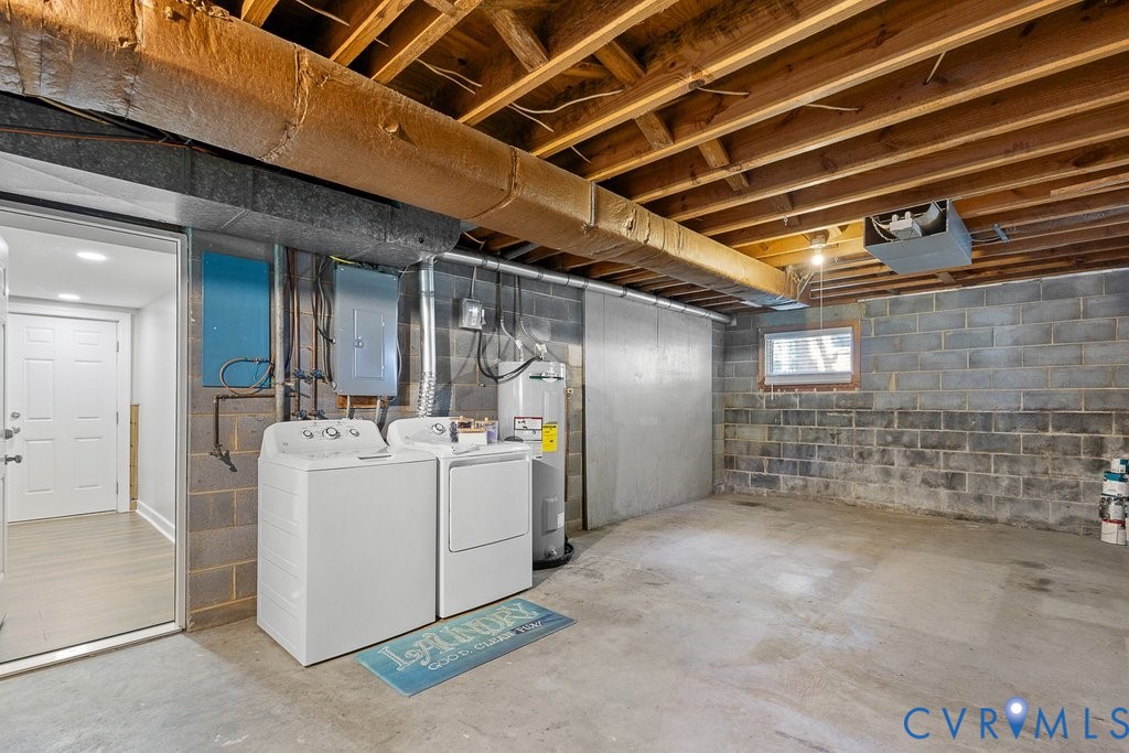 11440 Rochelle Road Chester, VA 23831 - Photo 23 of 31 a utility room with dryer and washer