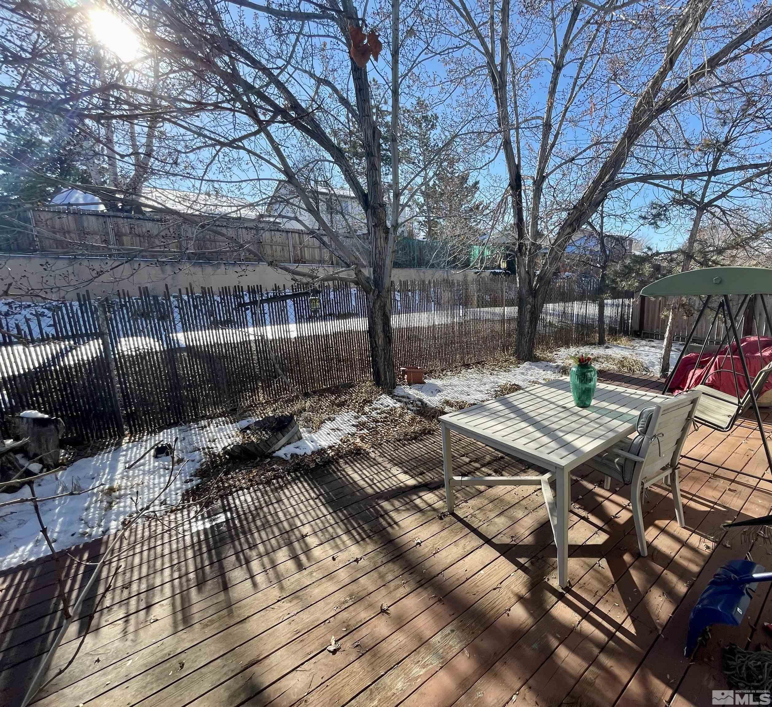 2606 Rayma Court Reno, NV 89503 - Photo 12 of 12 a view of backyard with seating space and trees