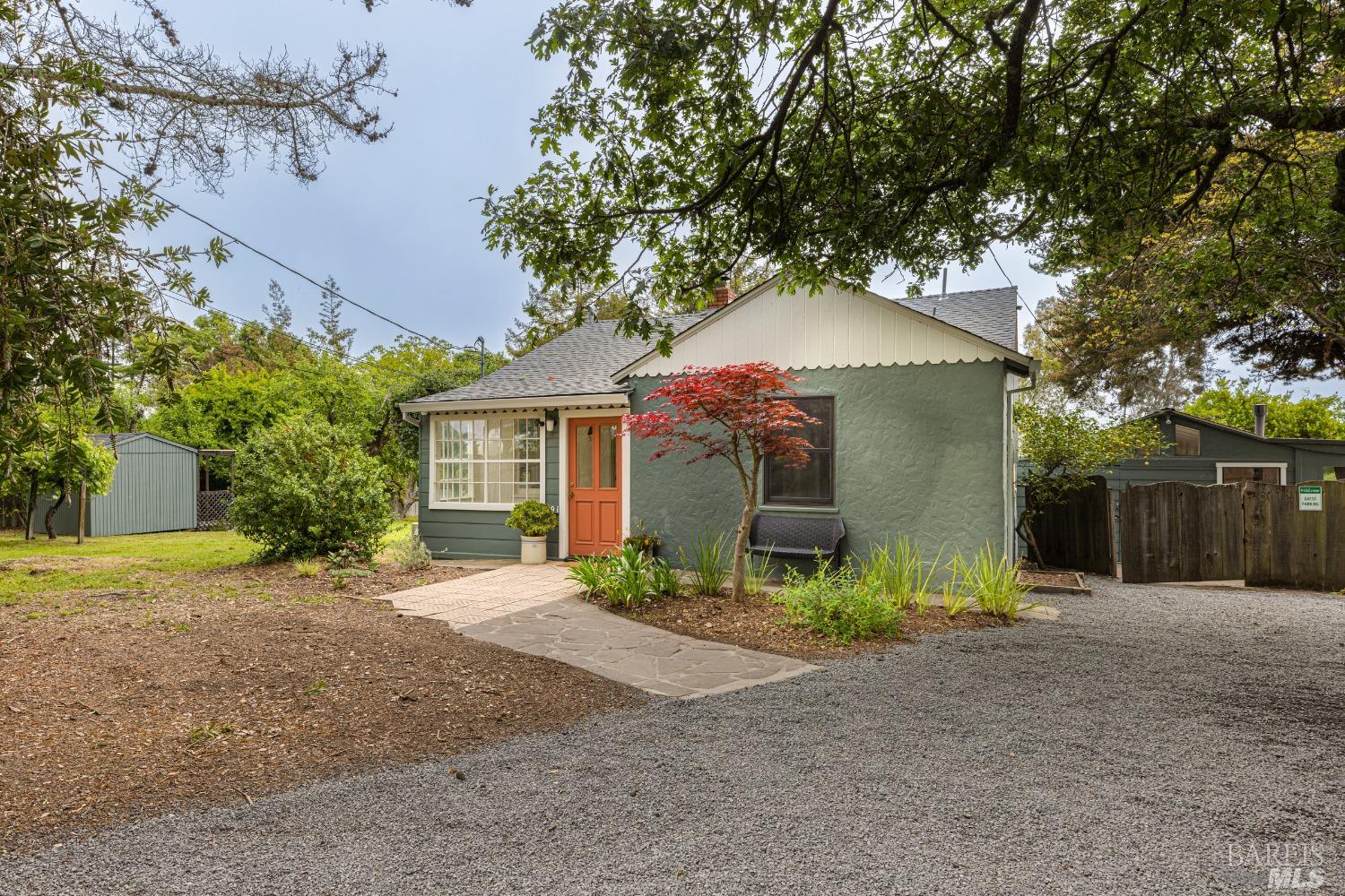 591 Watertrough Road Sebastopol, CA 95472 - Photo 1 of 1 a view of a house with a yard and large tree