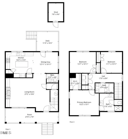 $695,000 | 121 East Seeman Street, Durham, NC 27701