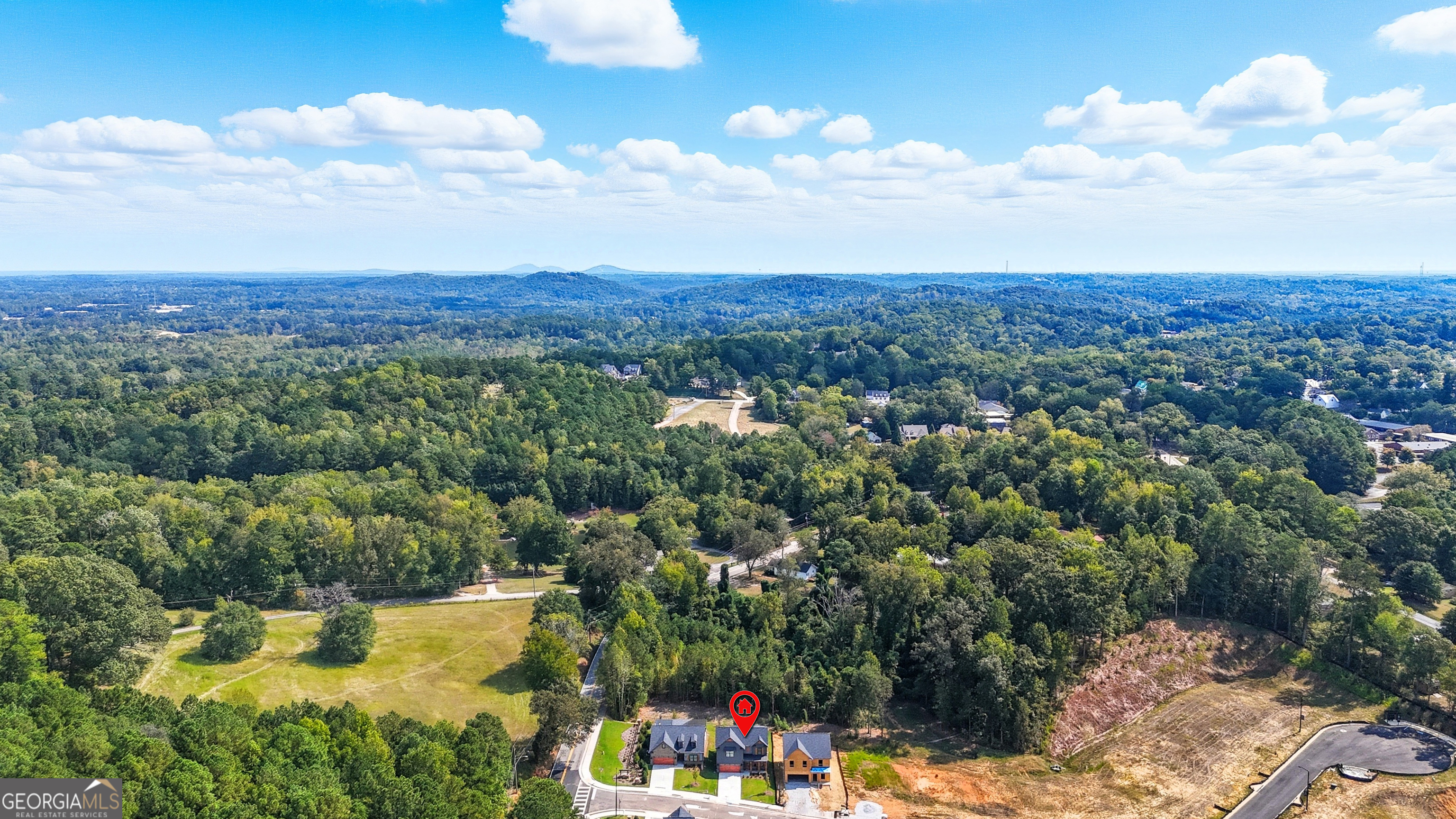 103 Everest Court Dallas, GA 30132 - Photo 35 of 35 a view of a lake with a mountain in the back