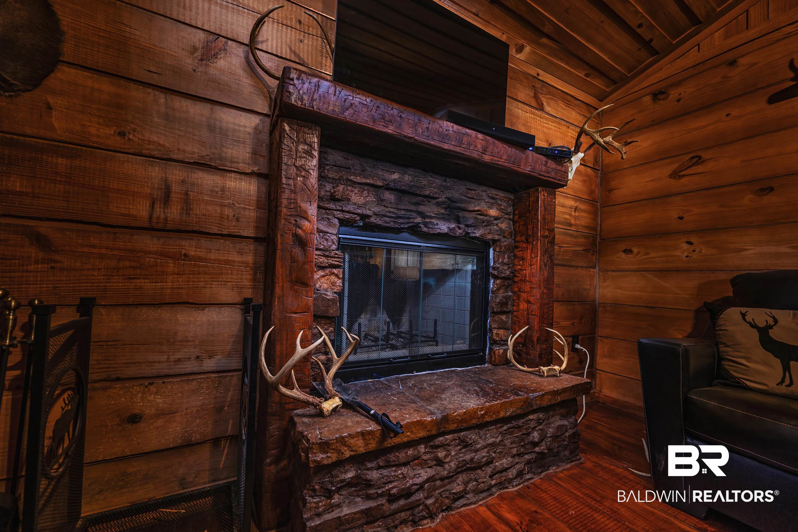 3057 County Road 56 Beatrice, AL 36425 - Photo 9 of 32 Woodburning Fireplace