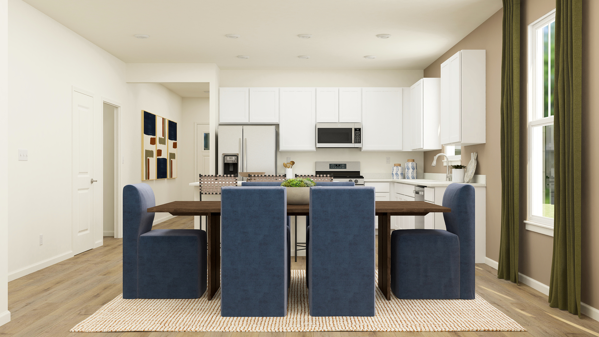 12235 Barcroft Circle Huntley, IL 60142 - Photo 5 of 20 a kitchen with a refrigerator and a stove top oven