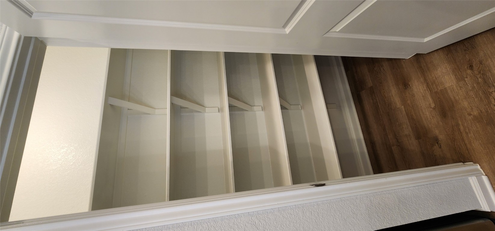 212 Los Olives Lane Georgetown, TX 78628 - Photo 12 of 35 a view of walk in closet with empty racks