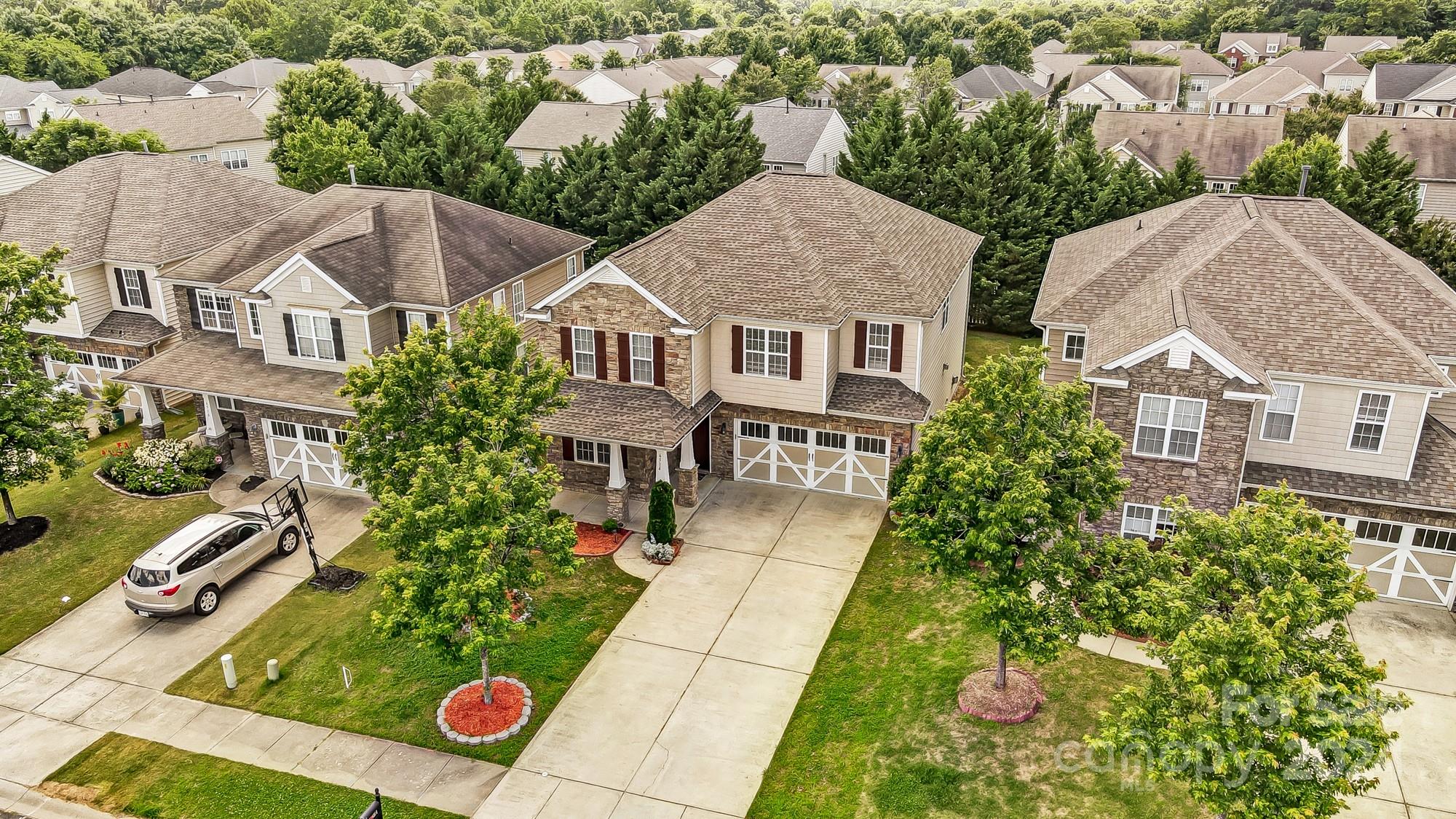 6514 Del Rio Road Charlotte, NC 28277 - Photo 38 of 42 an aerial view of a house