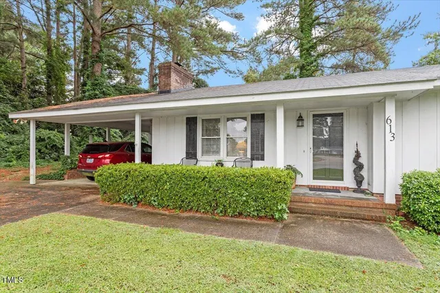 front view of a house with a porch
