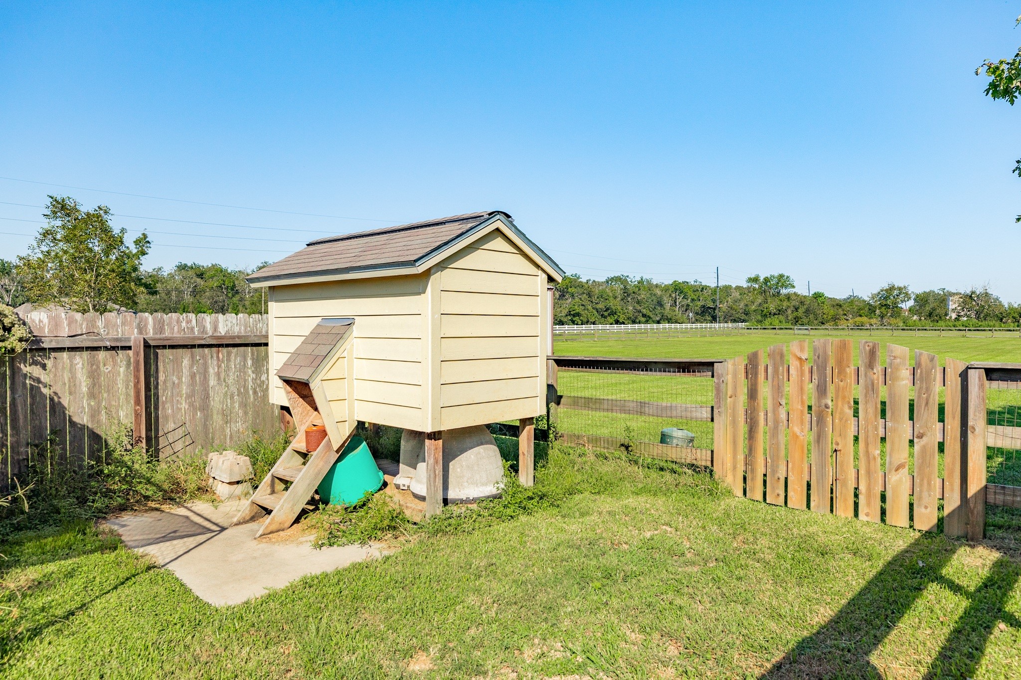 16211 Tankersley Drive Rosharon, TX 77583 - Photo 11 of 46 a view of a house with backyard porch and wooden fence
