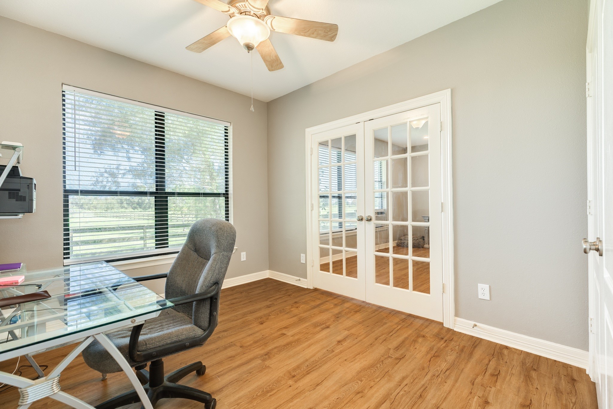 16211 Tankersley Drive Rosharon, TX 77583 - Photo 33 of 46 a view of a workspace with furniture and a window