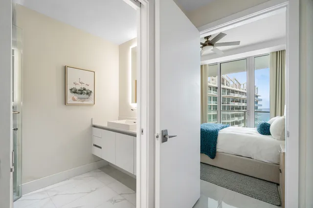 a room with furniture and a window