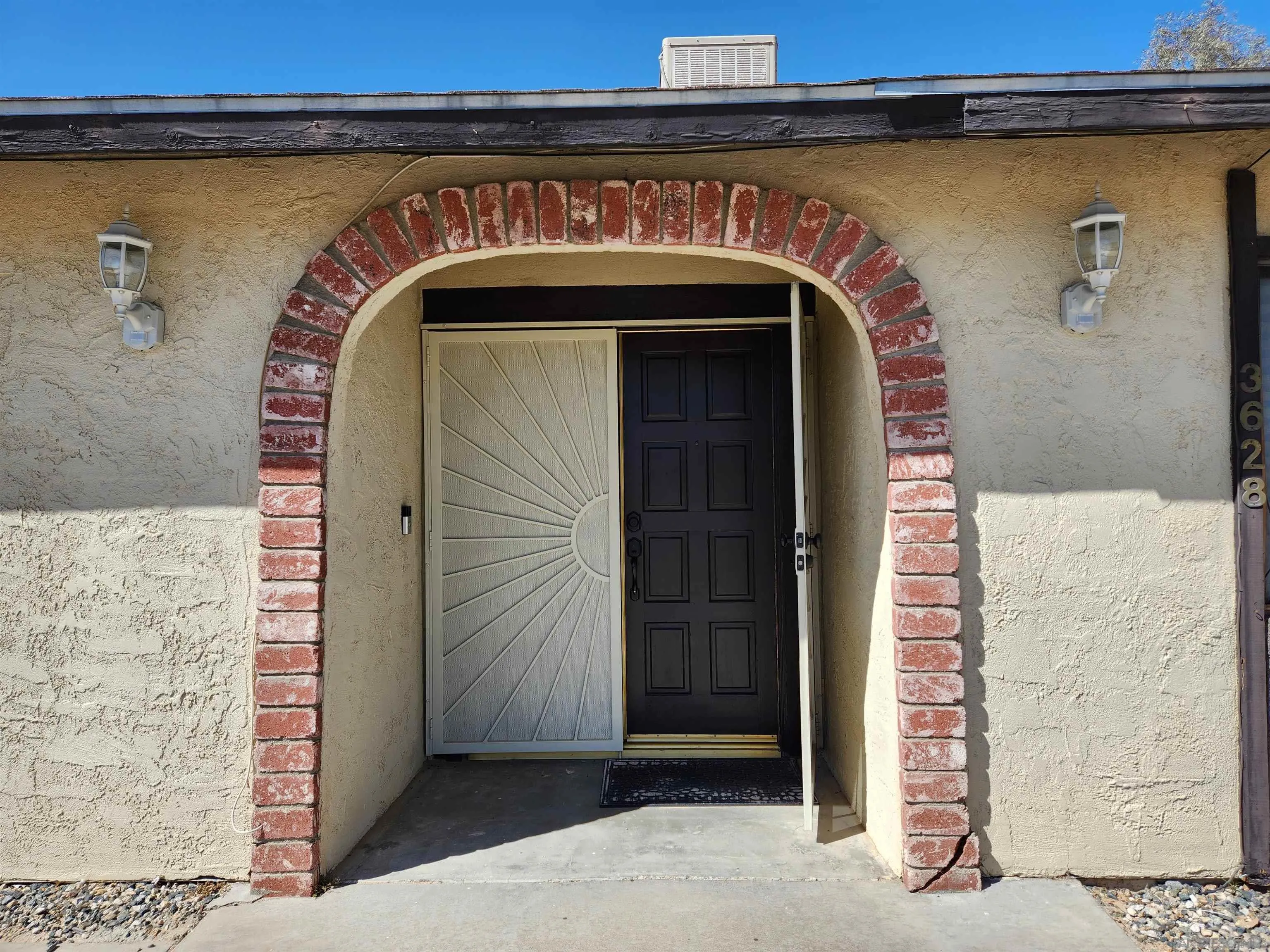 3628 Alene Avenue Ridgecrest, CA 93555 - Photo 2 of 46 a close view of a fireplace in a bathroom
