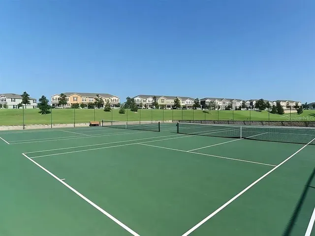 a view of a tennis court