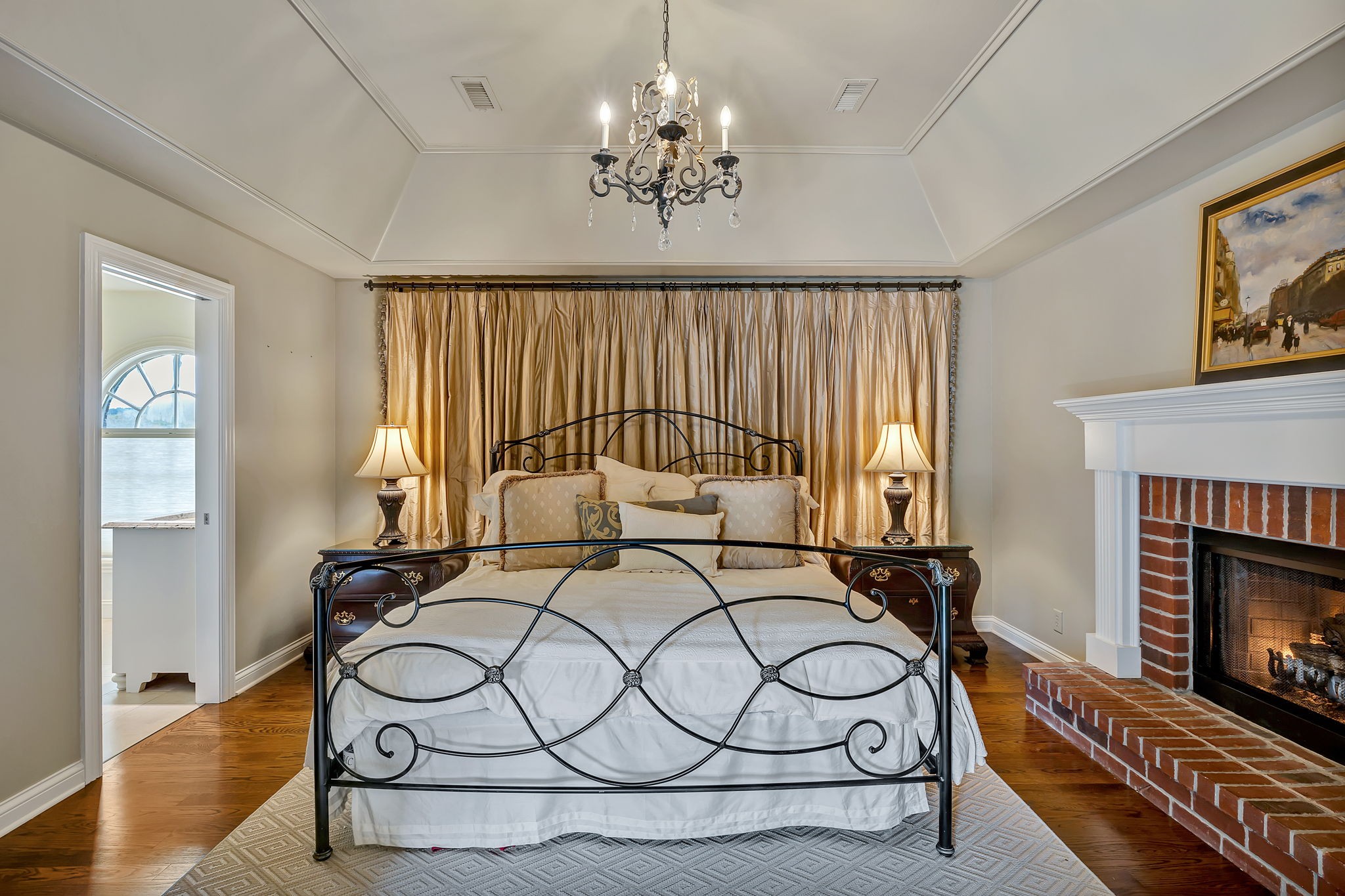 2829 Polo Club Road Nashville, TN 37221 - Photo 28 of 45 a bedroom with a bed mirror and window