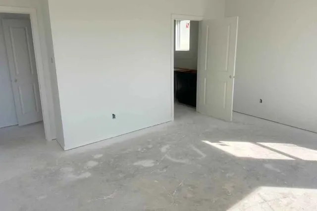 a view of a room with window