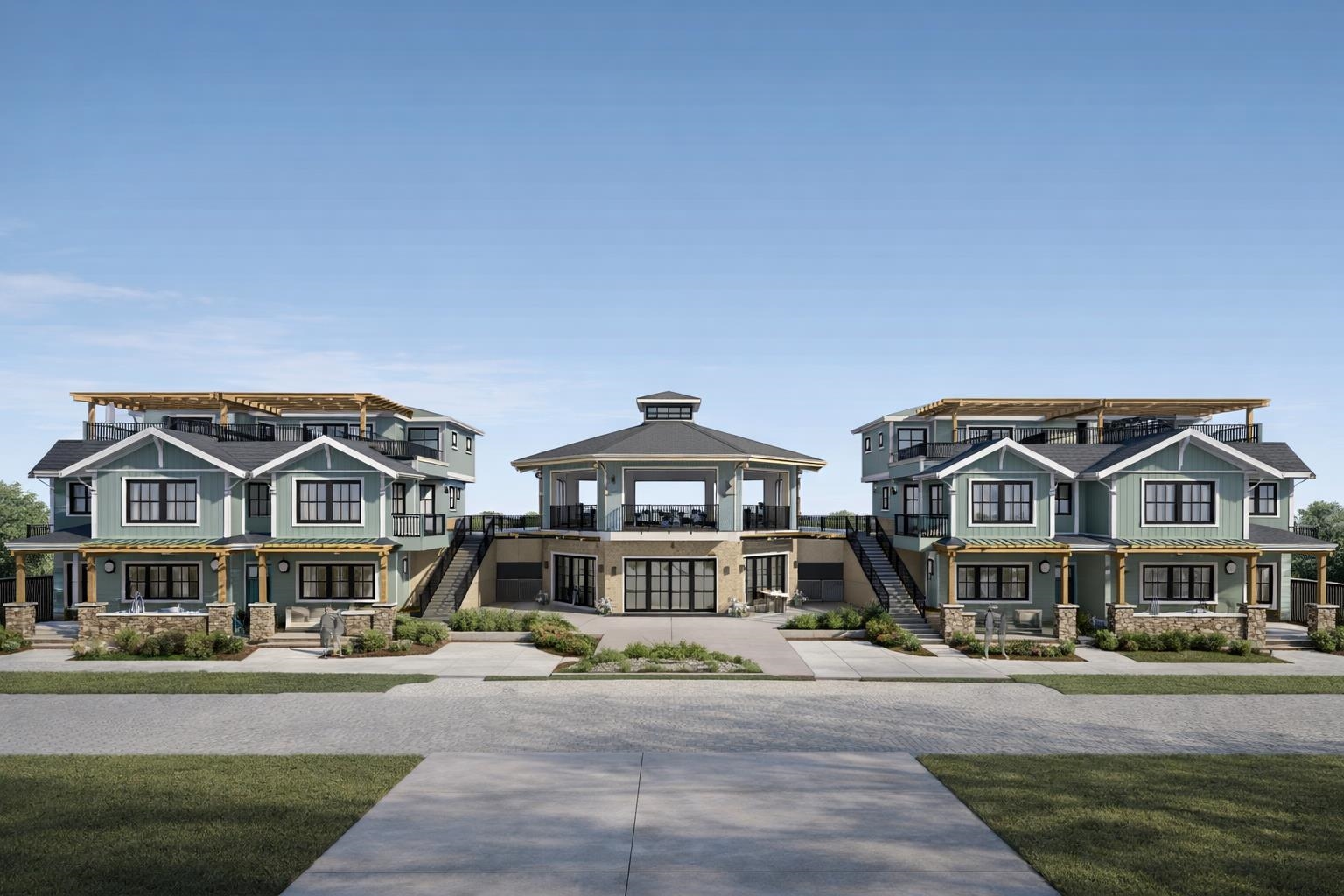 65 Lasker Lane Cotati, CA 94931 - Photo 2 of 8 View of front of house with a standing seam roof, a metal roof, and stone siding