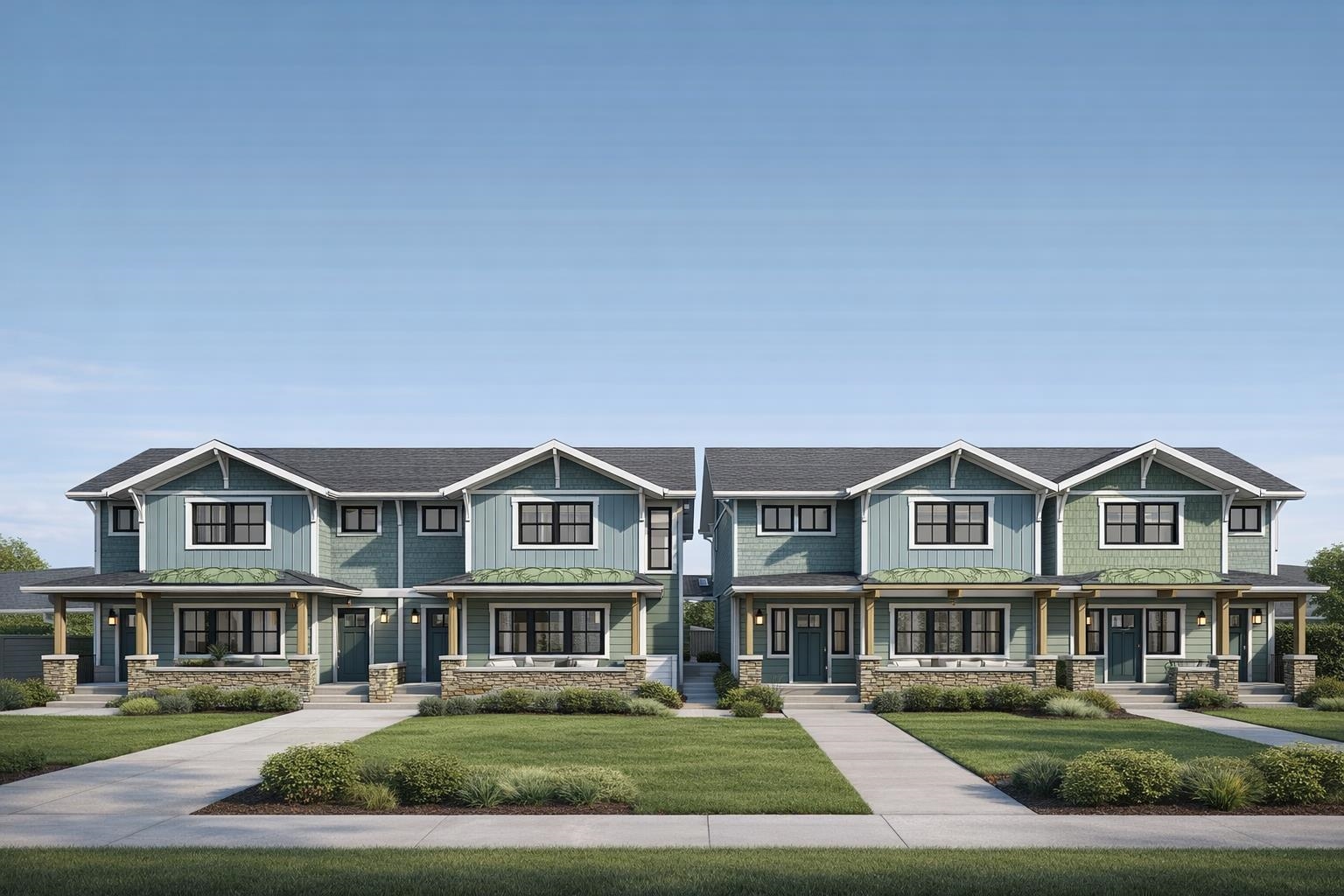 65 Lasker Lane Cotati, CA 94931 - Photo 6 of 8 Craftsman house with stone siding, covered porch, and a front lawn