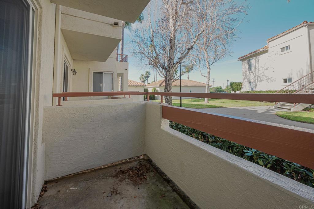 420 Stoney Point Way, Unit 113 Oceanside, CA 92058 - Photo 33 of 45 VIEW FROM BEDROOM PATIO
