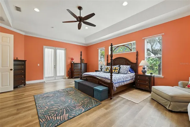 an outdoor space with balcony