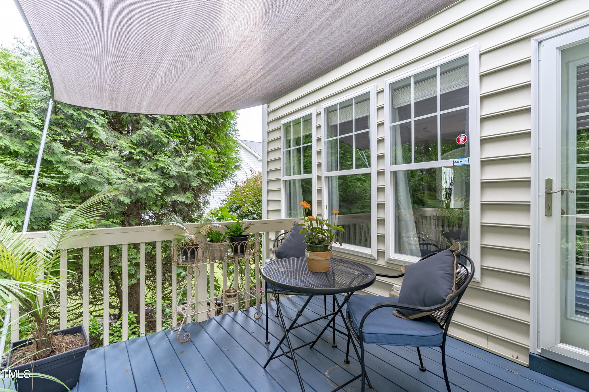 3419 Ranbir Drive Durham, NC 27713 - Photo 31 of 33 a view of a chair and table in the balcony