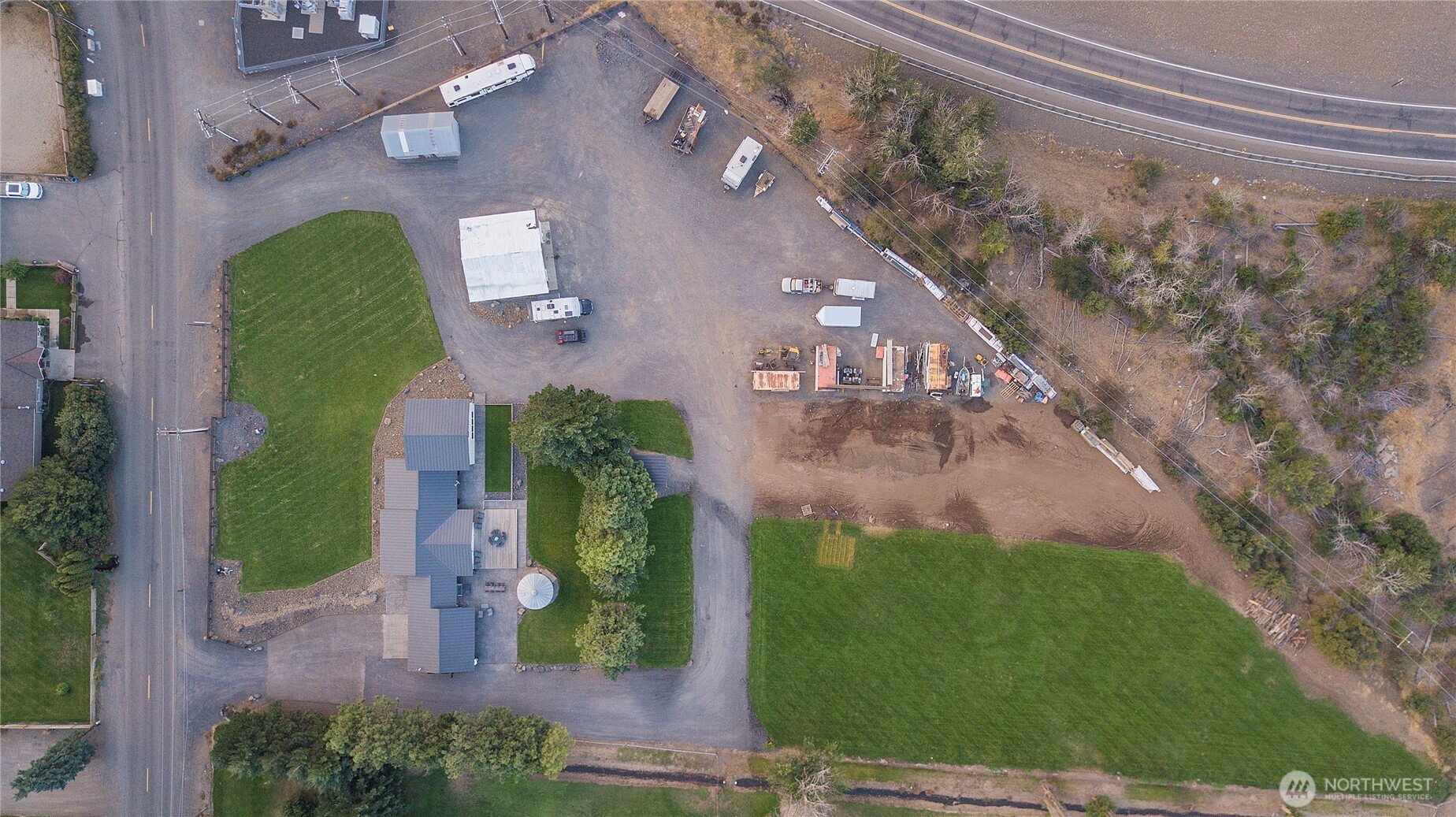 110 Brown Road Ellensburg, WA 98926 - Photo 40 of 40 an aerial view of a house