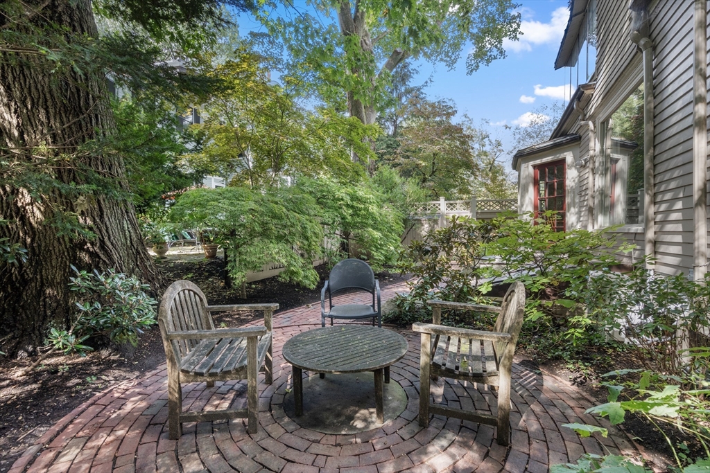 48 Hubbard Park Road Cambridge, MA 02138 - Photo 25 of 31 a view of a patio in backyard