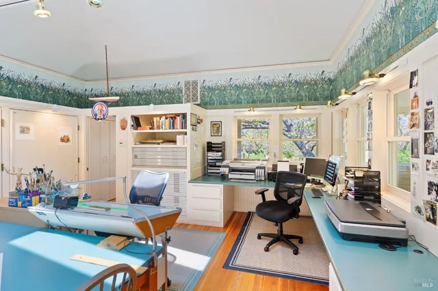 a view of an outdoor seating area