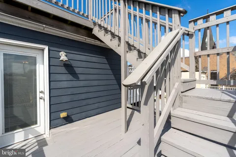 a view of city from a balcony