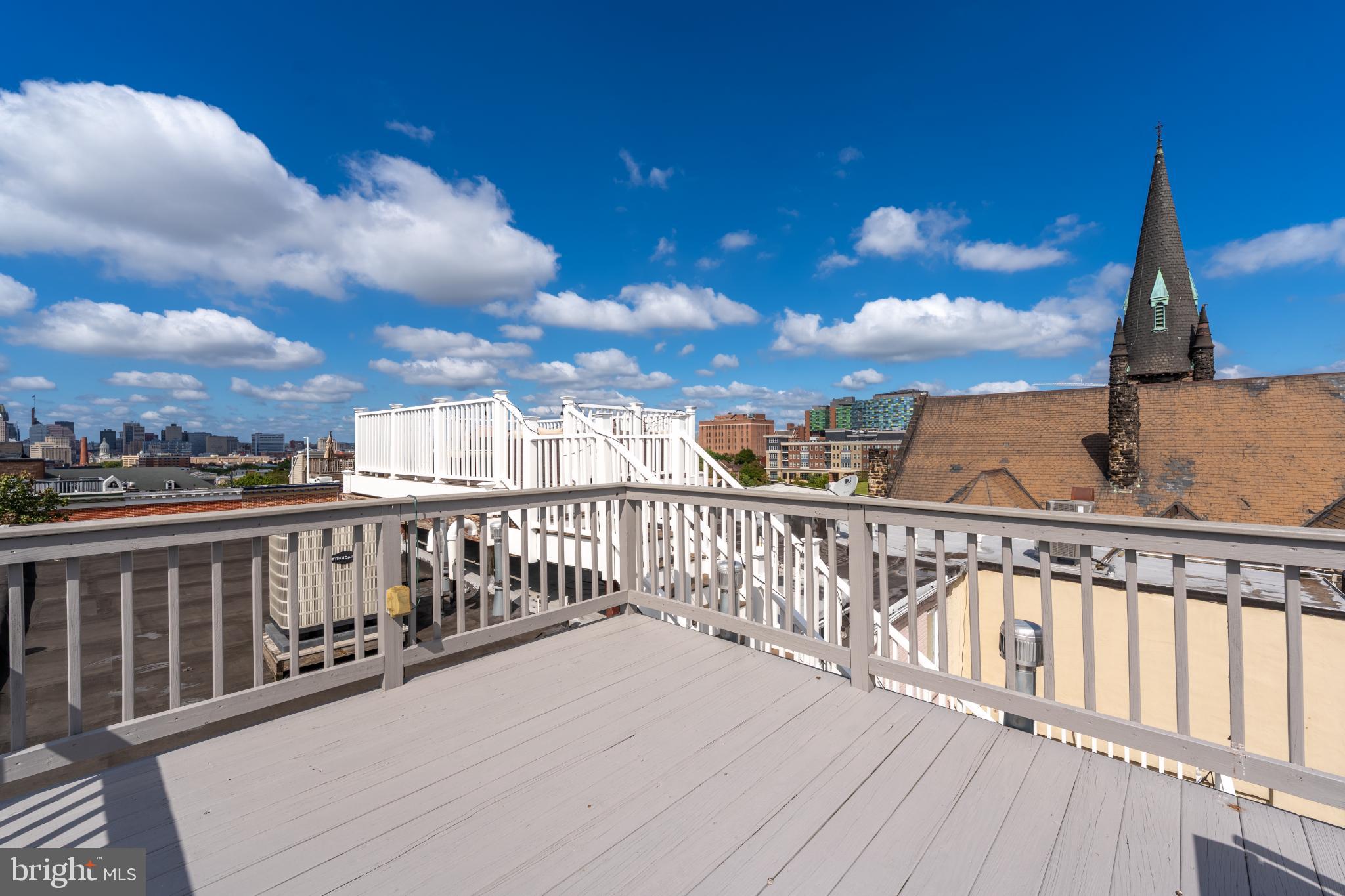 23 South Washington Street Baltimore, MD 21231 - Photo 37 of 57 a view of city from a roof deck