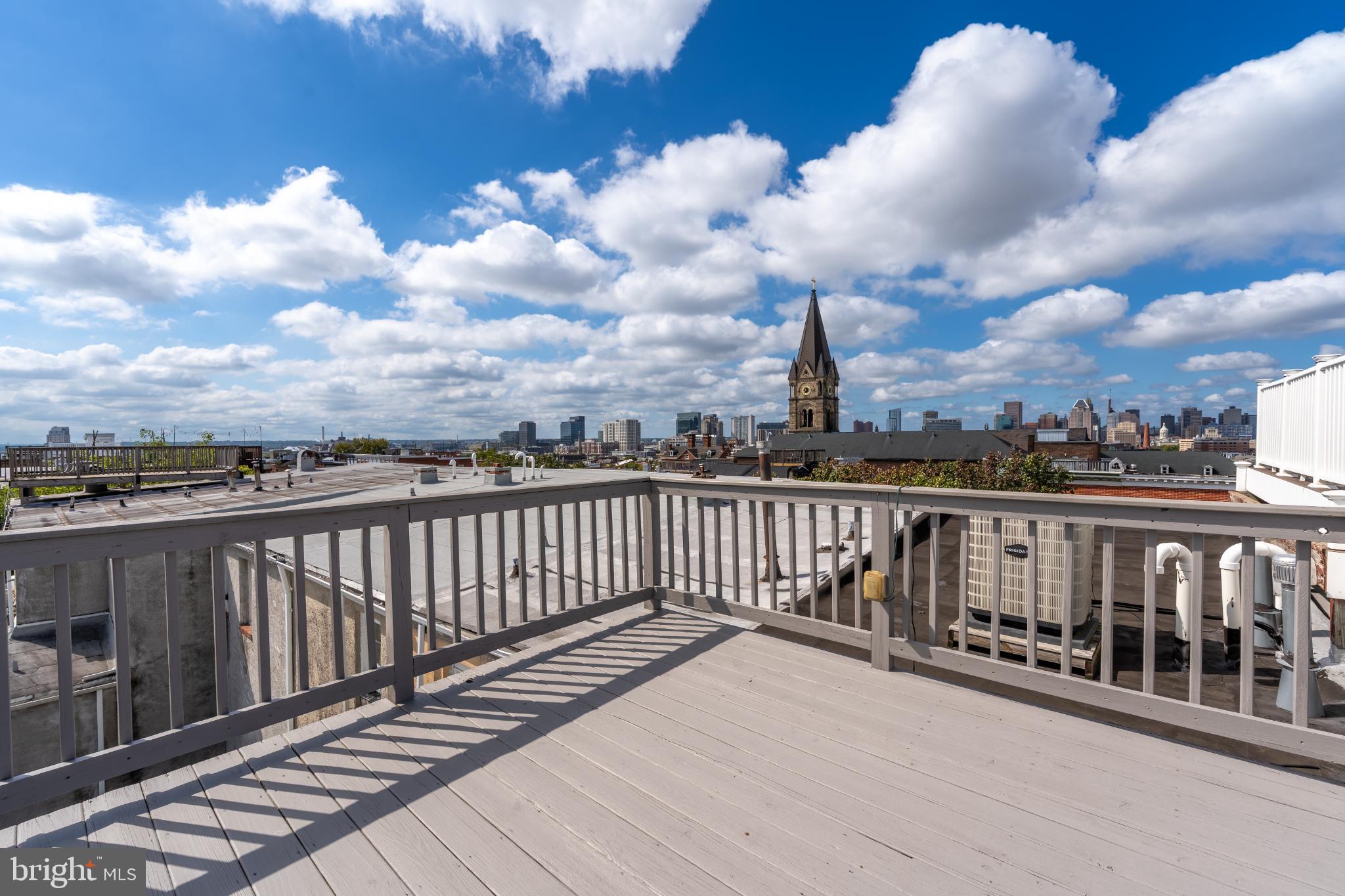 23 South Washington Street Baltimore, MD 21231 - Photo 38 of 57 a view of city from a roof deck