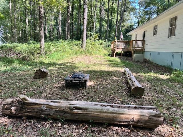 4073 Twin Springs Road Gainesville, GA 30507 - Photo 8 of 41 a view of a backyard with plants and trees