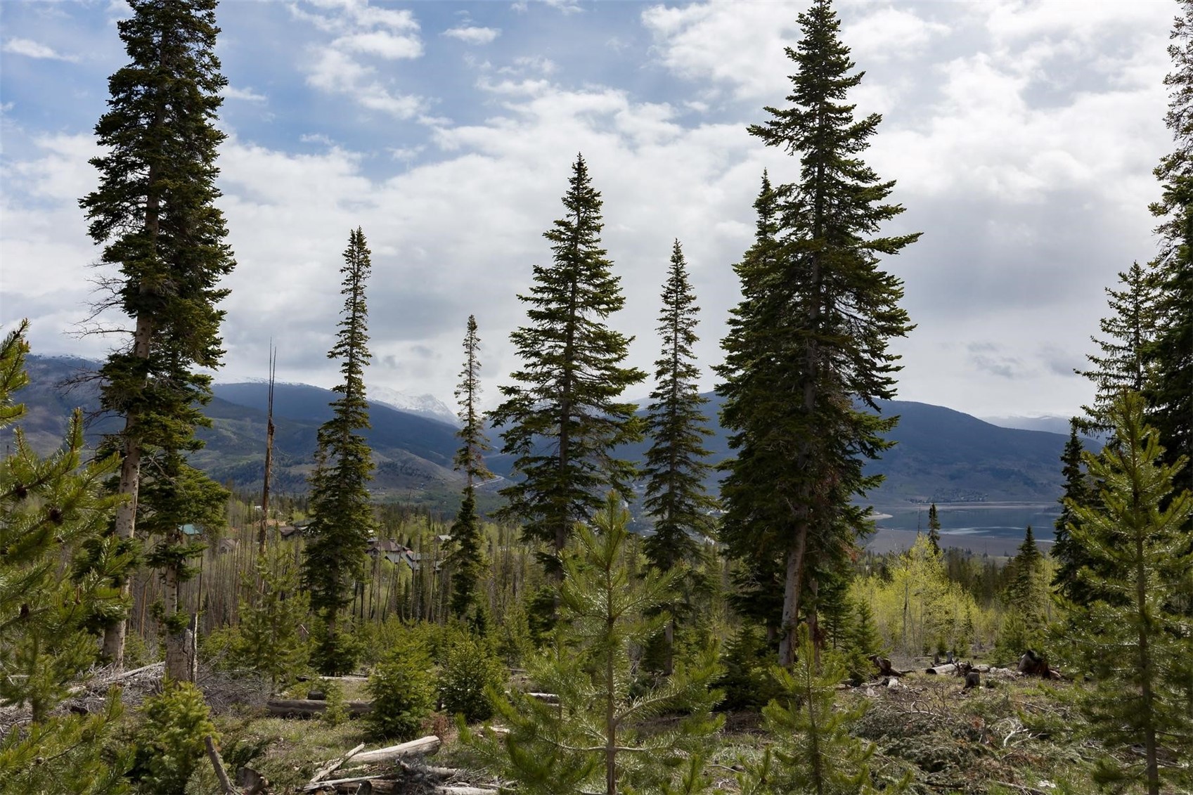 91100 Ryan Gulch Road, Unit 91105 Silverthorne, CO 80498 - Photo 29 of 49 a view of a lake with a building in the background