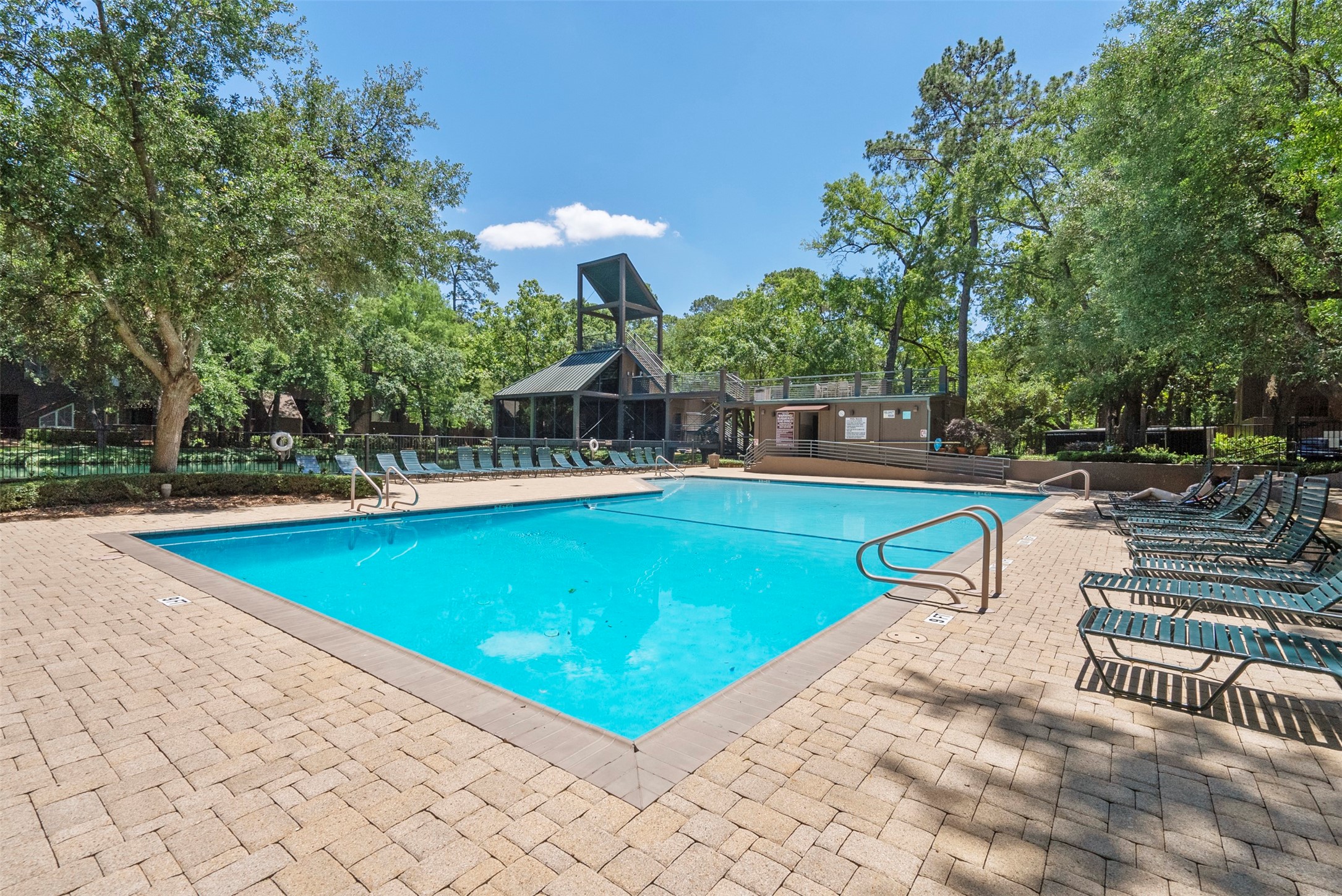 161 Litchfield Lane Houston, TX 77024 - Photo 28 of 30 swimming pool with outdoor seating
