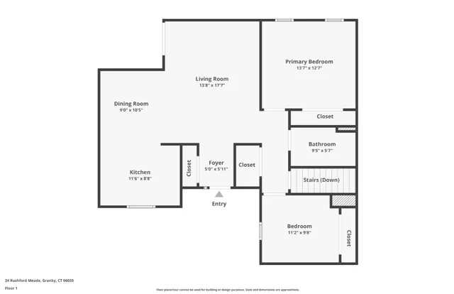 $239,900 | 24 Rushford Meade, Unit 24, Granby, CT 06035