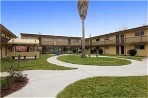 a view of a porch in front of house