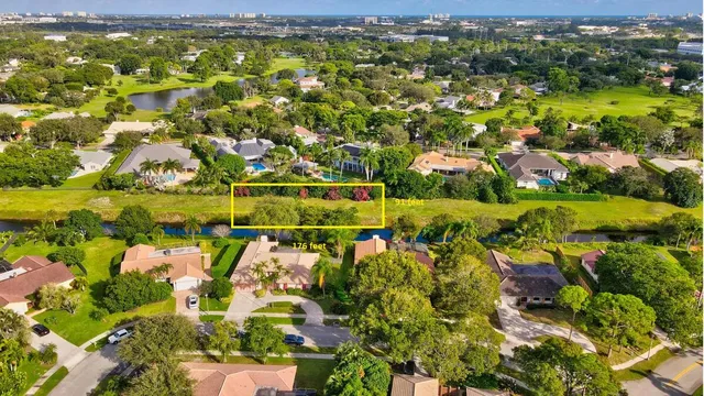 a view of a yard with an outdoor space