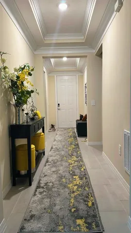 a view of a dining area with furniture